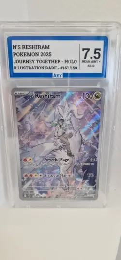 Pokemon Slab Bundle X 10 Near Mint Mew Ex Ns Reshiram Salamence Ultra Rare - Image 3