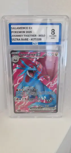 Pokemon Slab Bundle X 10 Near Mint Mew Ex Ns Reshiram Salamence Ultra Rare - Image 5