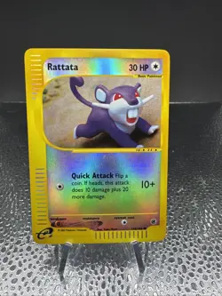 Pokemon TCG - Rattata 128/165 Expedition Reverse Holo Vintage WOTC 2002 Pokemon - Image 1