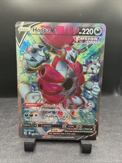Pokemon TCG Hoopa V 253/264 Fusion Strike Holo Full Art Ultra Rare VLP - Image 1