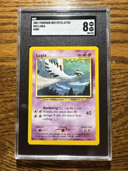 2001 Pokemon Neo Revelation 20 Lugia Sgc 8 Rare - Image 1