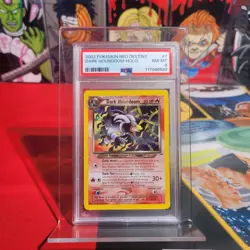PSA 8 Dark Houndoom Holo 7/105 • Neo Destiny Pokemon 2000 - Image 5