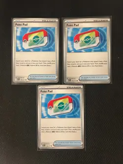 Lot of 3 Poke Pad Pokemon Ascended Heroes 198/217 Playable - Image 1