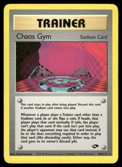 Pokemon Tcg Chaos Gym #102 Pokemon Gym Challenge LP - Image 1