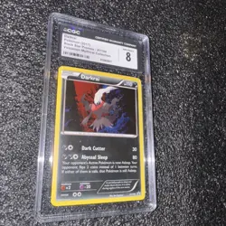 2017 Pokemon Darkrai XY194 Black Star Promo Volcanion Mythical Collection CGC 8 - Image 1