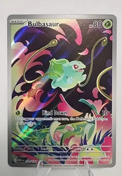 Pokemon TCG Bulbasaur 133/132 Illustration Rare Mega Evolution NM / MINT - Image 1