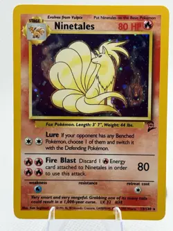Pokemon Ninetales 13/130 Base Set 2 1999-2000 - Image 1