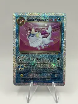 Pokemon TCG Dark Vaporeon 9/110 Legendary Collection Reverse Holo - Image 1