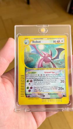 2003 Aquapolis Crobat Holo Foil CRYSTAL 147/144 Secret Rare Pokemon WOTC - Image 2