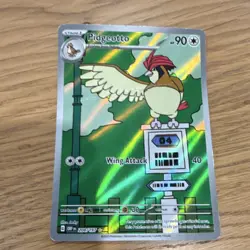 Pokemon Pidgeotto SV03 Obsidian Flames 208/197 Illustration Rare Holo HP90 2023 - Image 1