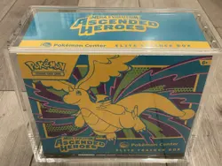 Pokemon Mega Evo: Ascended Heroes Pokemon Center Elite Trainer Box W/ Acrylic! - Image 1