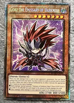 Gorz the Emissary of Darkness Starlight Rare BLMM-EN005 CHIBI 1st Edition Yugioh - Image 1