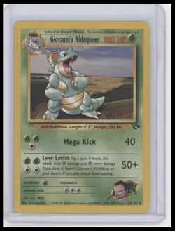 Pokemon Card Giovanni's Nidoqueen Rare Gym Challenge 023/132 - Image 1