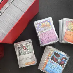 Pokemon Destined Rivals Rare Common Holo Reverse Bulk Rare 1000 Card Lot - Image 1