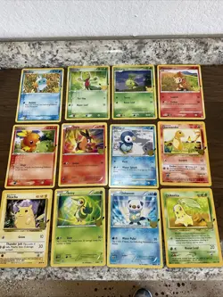 Private Jumbo Cards Celebrations Lot Of 12 Pikachu Charmander Torchic Tepig - Image 1