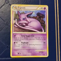 Pokemon Espeon Stage 1 Psychic 90 HP Call of Legends Holo Rare Card 4/95 - Image 1