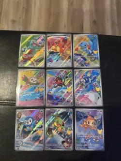 Pokemon 2026 First Partner Illustration Collection Series 1 Promos Set 9 Cards - Image 1