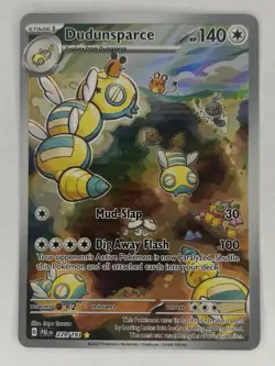 Pokemon TCG English Card Paldea Evolved Dudunsparce Full Art 229/193 Holo NM - Image 1