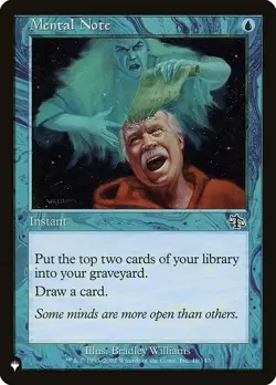 Mental Note - Non-Foil - The List - JUD-46 | MTG Card - Image 1