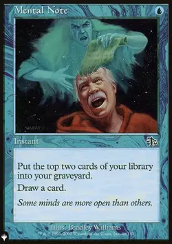 Mental Note - Non-Foil - The List - JUD-46 | MTG Card - Image 3