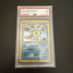 Pokemon Gyarados TCG Base Set Holo Rare Card 6/102 PSA 7 - Image 1