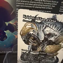 Knights of San D'Oria Magic: The Gathering Card #0002 Final Fantasy (Non-Foil) - Image 2