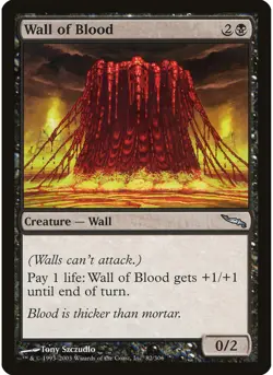 Wall of Blood 82 MTG NM - Mirrodin - Image 1