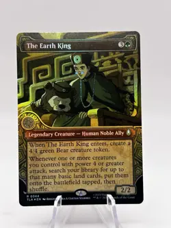 The Earth King 0344 Showcase Foil Avatar: The Last Airbender TLA MTG NM - Image 1