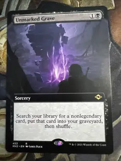 Unmarked Grave (Extended Art) Modern Horizons 2 Regular - Image 1