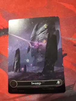 Swamp (0369) (Borderless) (Galaxy Foil) Edge of Eternities Foil - Image 1