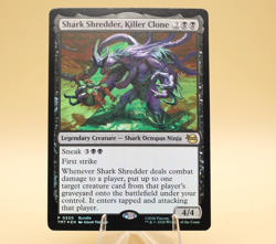Shark Shredder, Killer Clone | 320 | Promo | Foil | TMNT | MTG | 2026 - Image 1