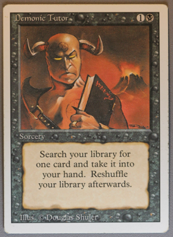 Demonic Tutor - MTG - Revised - Magic: The Gathering - Image 1