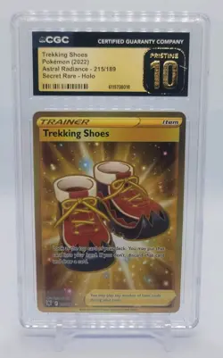 Pokemon! Prestine CGC 10 Trekking Shoes 215/189 - Astral Radiance - Secret Gold - Image 1