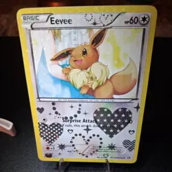 Pokemon TCG Eevee Reverse Holo RC14/RC25 Legendary Treasures Card 2013 - Image 1