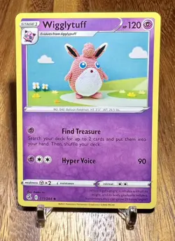 Wigglytuff 111/264 Non Holo Fusion Strike Pokemon Card NM - Image 1