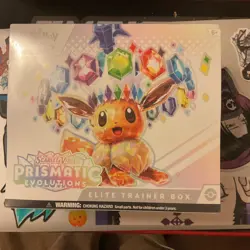 Pokemon TCG Prismatic Evolutions Elite Trainer Box ETB FACTORY SEALED Small Tear - Image 1