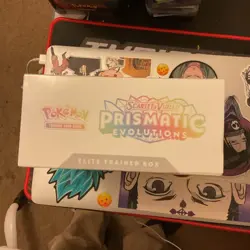 Pokemon TCG Prismatic Evolutions Elite Trainer Box ETB FACTORY SEALED Small Tear - Image 2