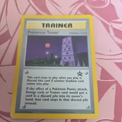 Vintage WOTC Pokemon Card | Pokemon Tower #42 | Black Star Promo Trainer NM/VLP - Image 1