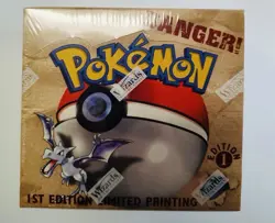 POKEMON 1999 FOSSIL 1ST EDITION BOOSTER BOX WOTC TCG SEALED U.S - Image 1