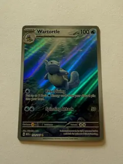 Pokemon TCG Wartortle 171/165 Holo Illustration Rare Scarlet & Violet 151 - Image 1