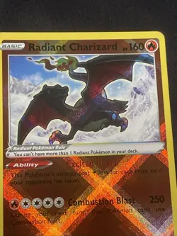 TCG Pokemon Radiant Charizard 020/159 Crown Zenith Radiant Rare Holo NM/M - Image 4