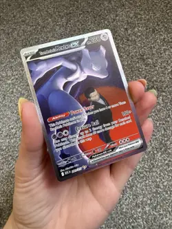 Team Rocket’s Mewtwo ex SIR - 281/217 - Pokemon TCG Ascended Heroes Pack Fresh - Image 3