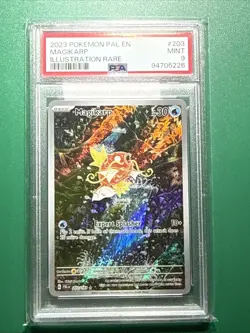 Pokemon Magikarp Paldea Evolved Illustration Rare 203/193 PSA 9 - Image 1