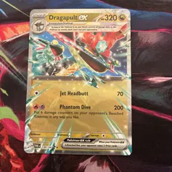 Pokemon TCG Twilight Masquerade Dragapult EX 130/167 Double Rare - Image 1