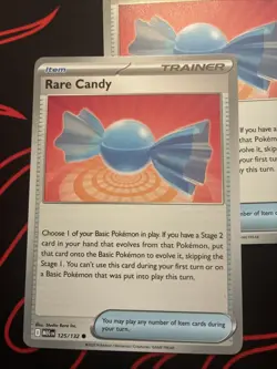 4x Rare Candy 125/132 Mega Evolution Pokemon Playset x4 - Image 1