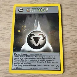 Pokemon TCG Metal Energy Neo Genesis 19/111 Holo Unlimited Holo Rare - Image 1