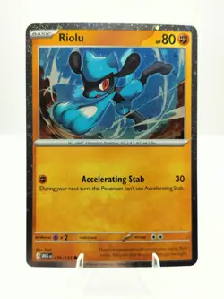 Pokemon Kirlia 059/132 Ralts 076/132 & Riolu 086/132 Promo MEG English NM - Image 2