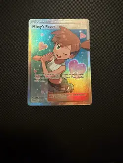 Pokemon TCG Unified Minds Misty's Favor Trainer Full Art 235/236 - Image 1