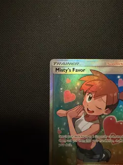 Pokemon TCG Unified Minds Misty's Favor Trainer Full Art 235/236 - Image 2