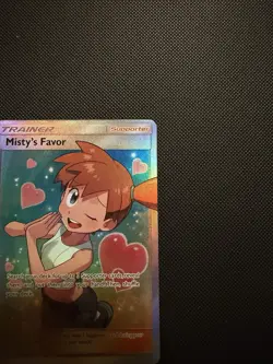 Pokemon TCG Unified Minds Misty's Favor Trainer Full Art 235/236 - Image 3